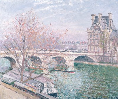 Le Pont-Royal et le Pavillon de Flore, 1903 - Camille Jacob Pissarro